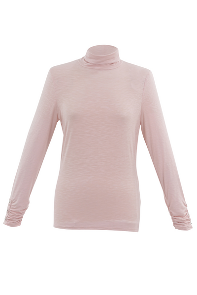 Long Sleeve Mock Neck Top