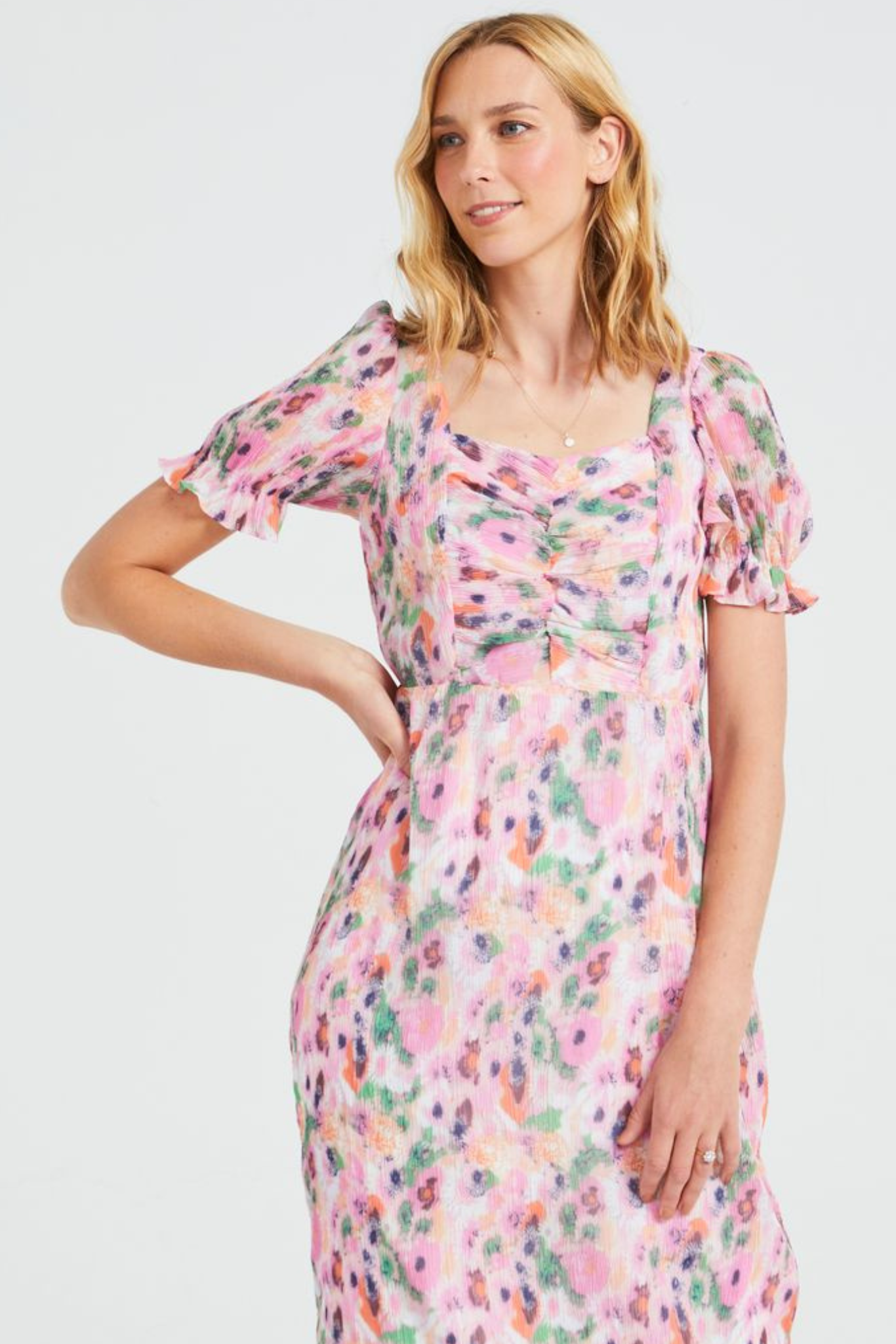 Layton Dress - Pink Multi