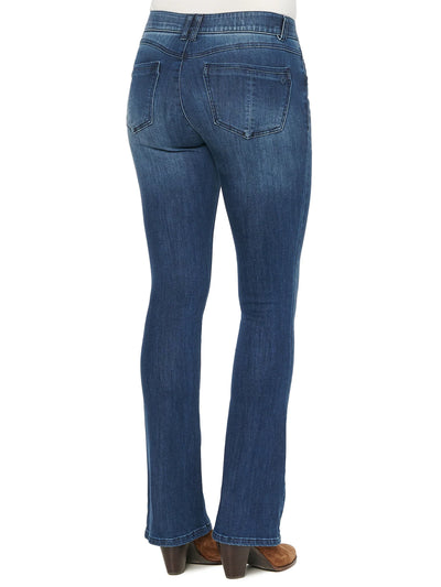 High Rise Itty Bitty Boot Cut Jeans - Blue