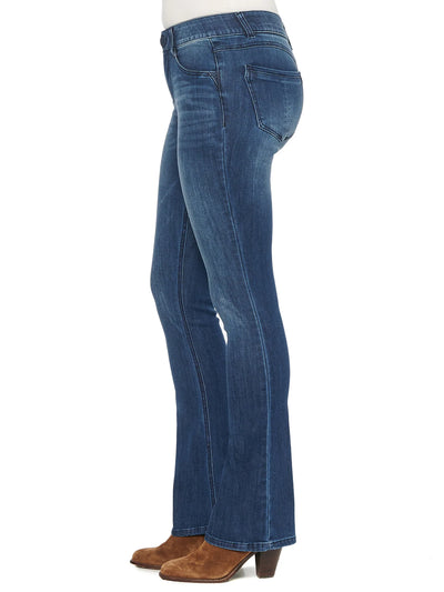 High Rise Itty Bitty Boot Cut Jeans - Blue