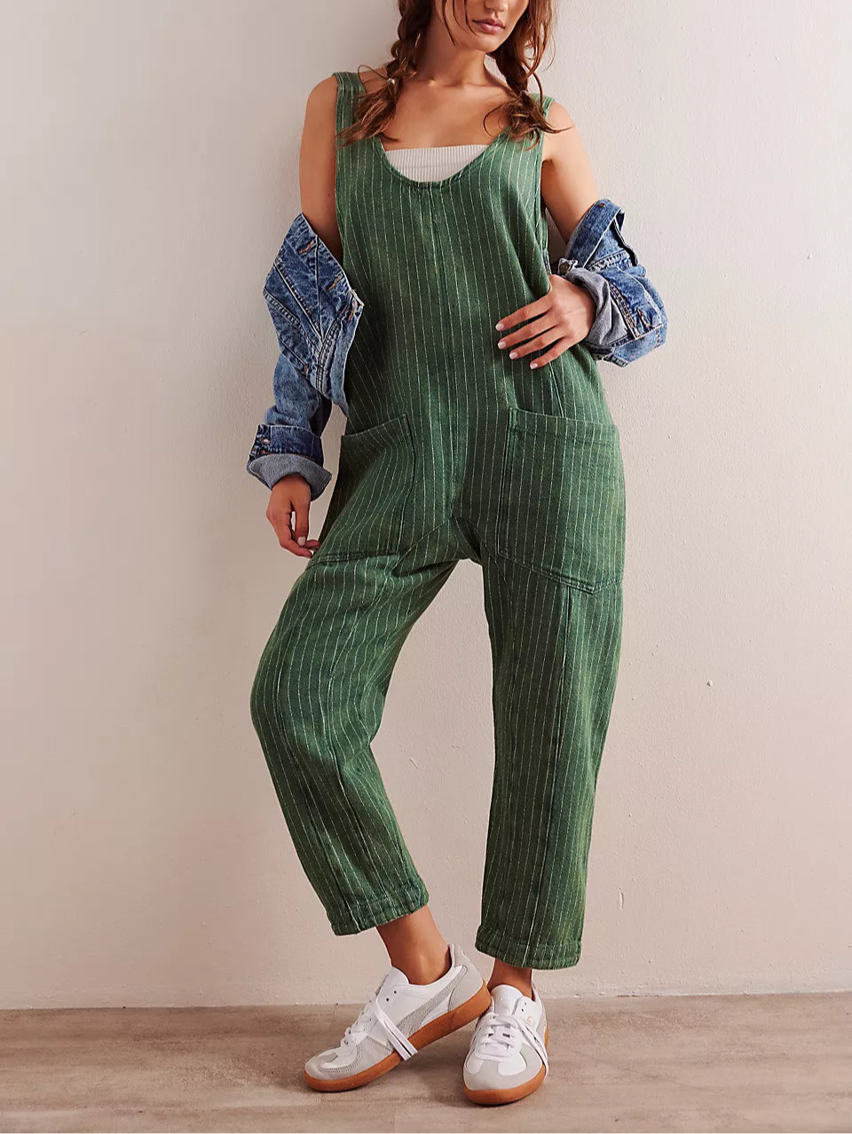 Escalades Railroad Jumpsuit -  Escalades Stripe