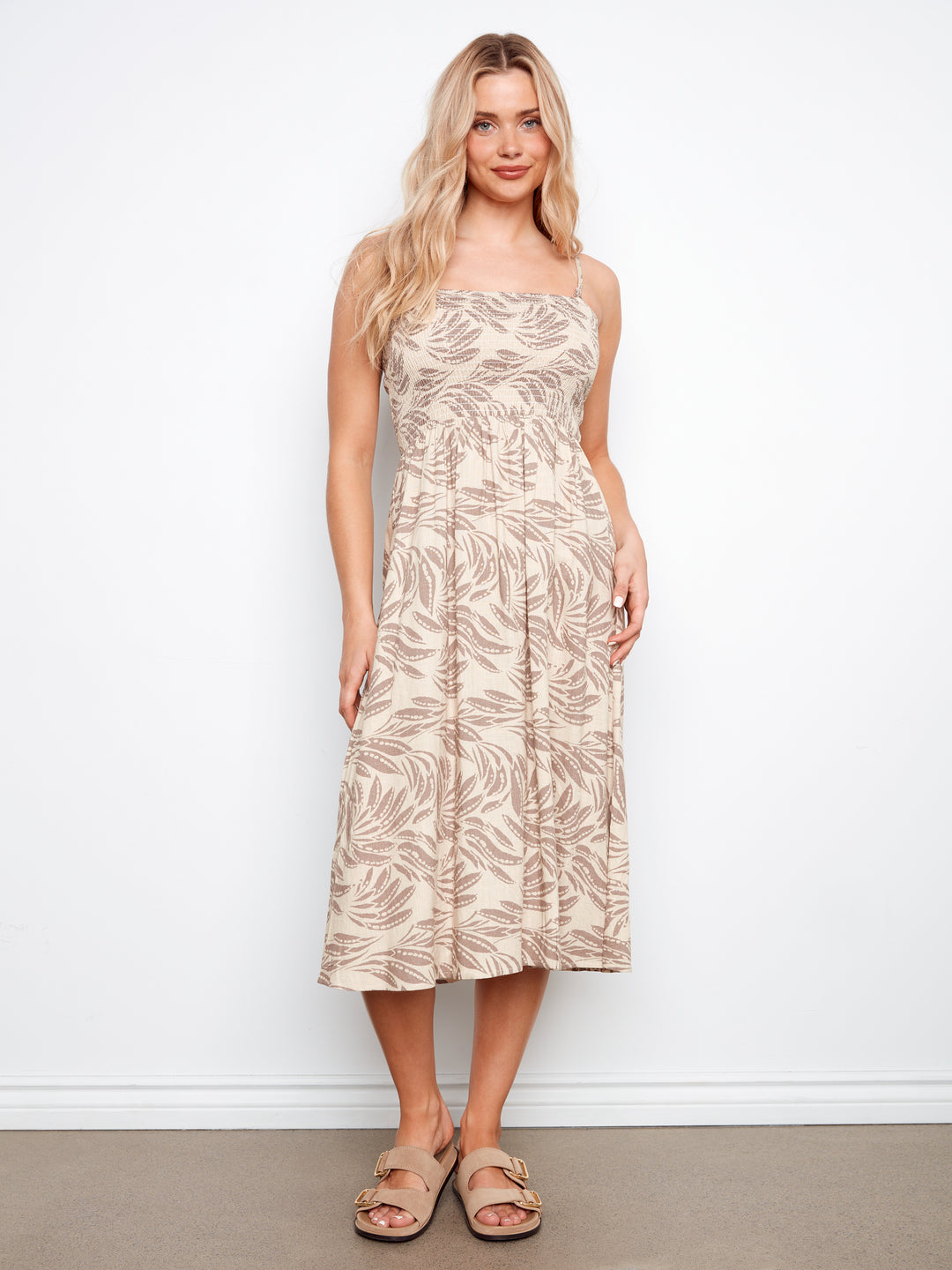 Wear 2 Way Skirt-Dress with Removable Strap - Dune