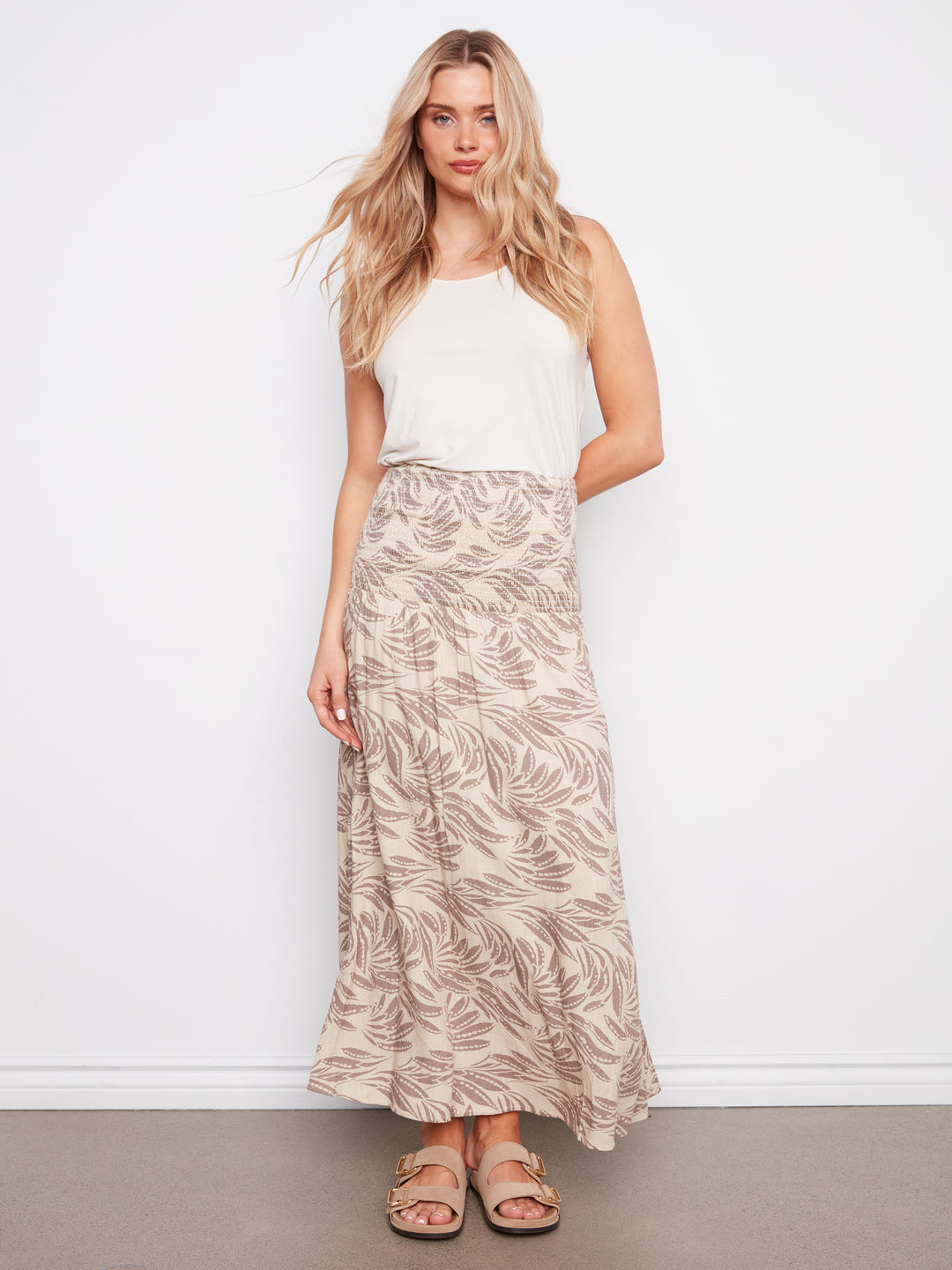 Wear 2 Way Skirt-Dress with Removable Strap - Dune