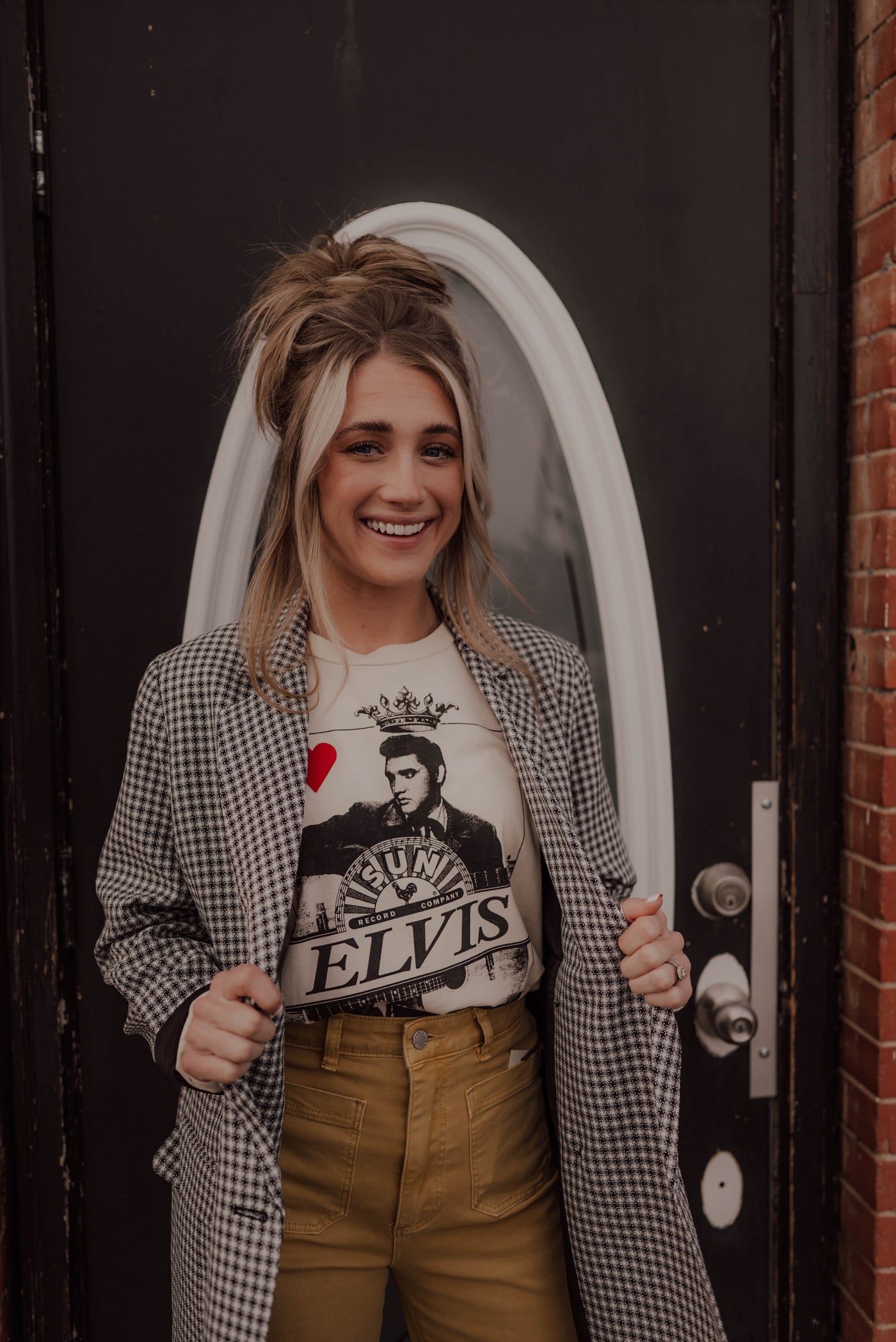 Sun Records X King of Hearts Long Sleeve - Dirty White