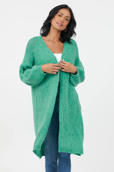 Franca Soft Knit Long Cardigan O/S