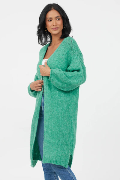 Franca Soft Knit Long Cardigan O/S