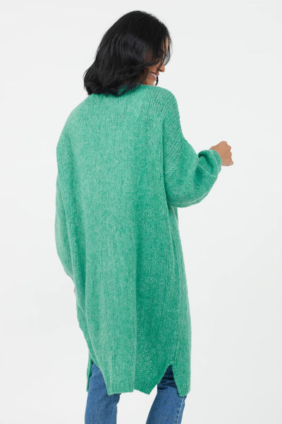 Franca Soft Knit Long Cardigan O/S