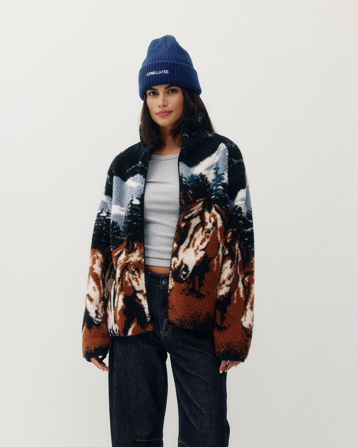 Printed Sherpa Jacket - Unisex