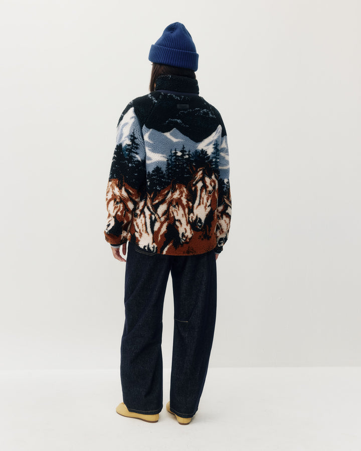 Printed Sherpa Jacket - Unisex