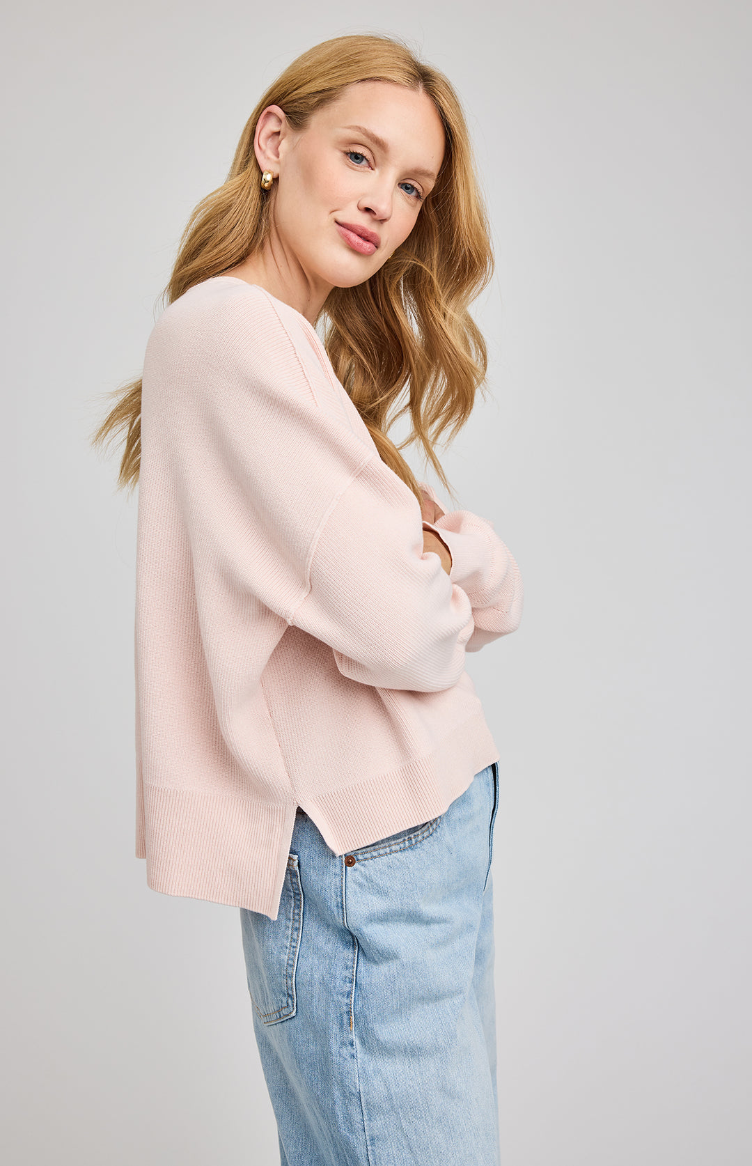 Echo Pullover Sweater - Petal