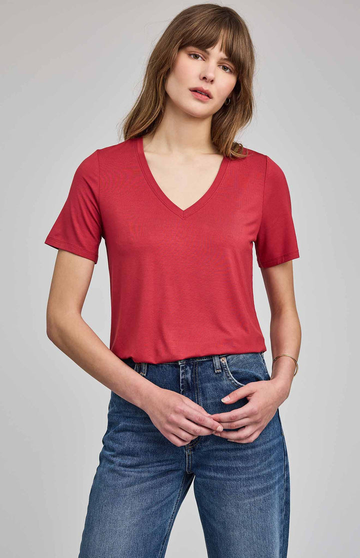 Jamie T-Shirt - Garnet