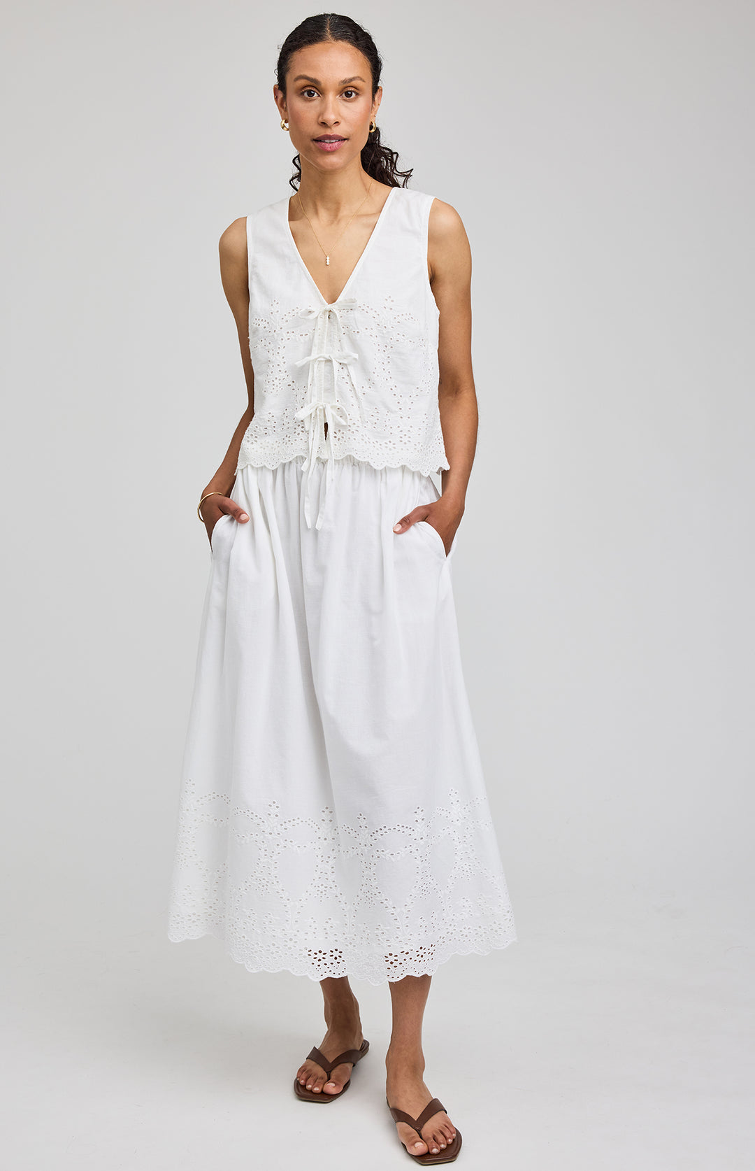 Elodie Skirt - White