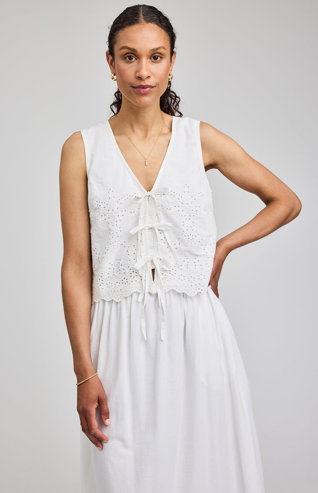 Elodie Skirt - White