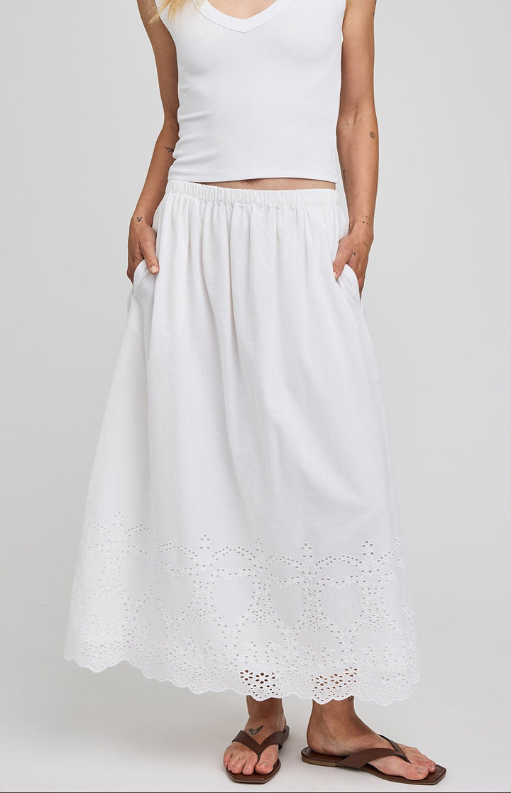 Elodie Skirt - White