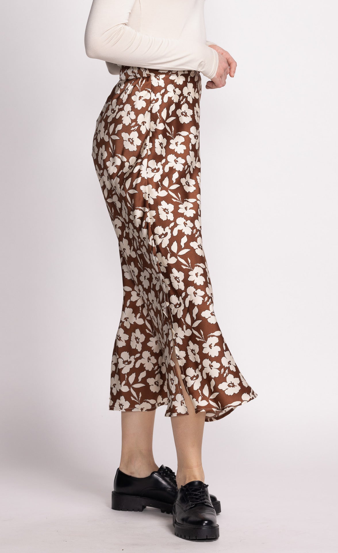 Kelly Skirt - Brown/Beige