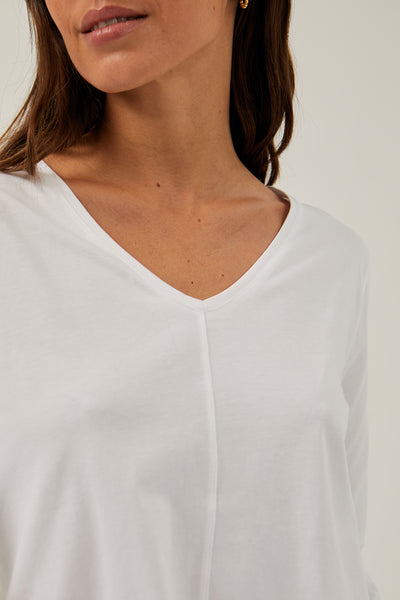 V Neck Long Sleeve T-Shirt