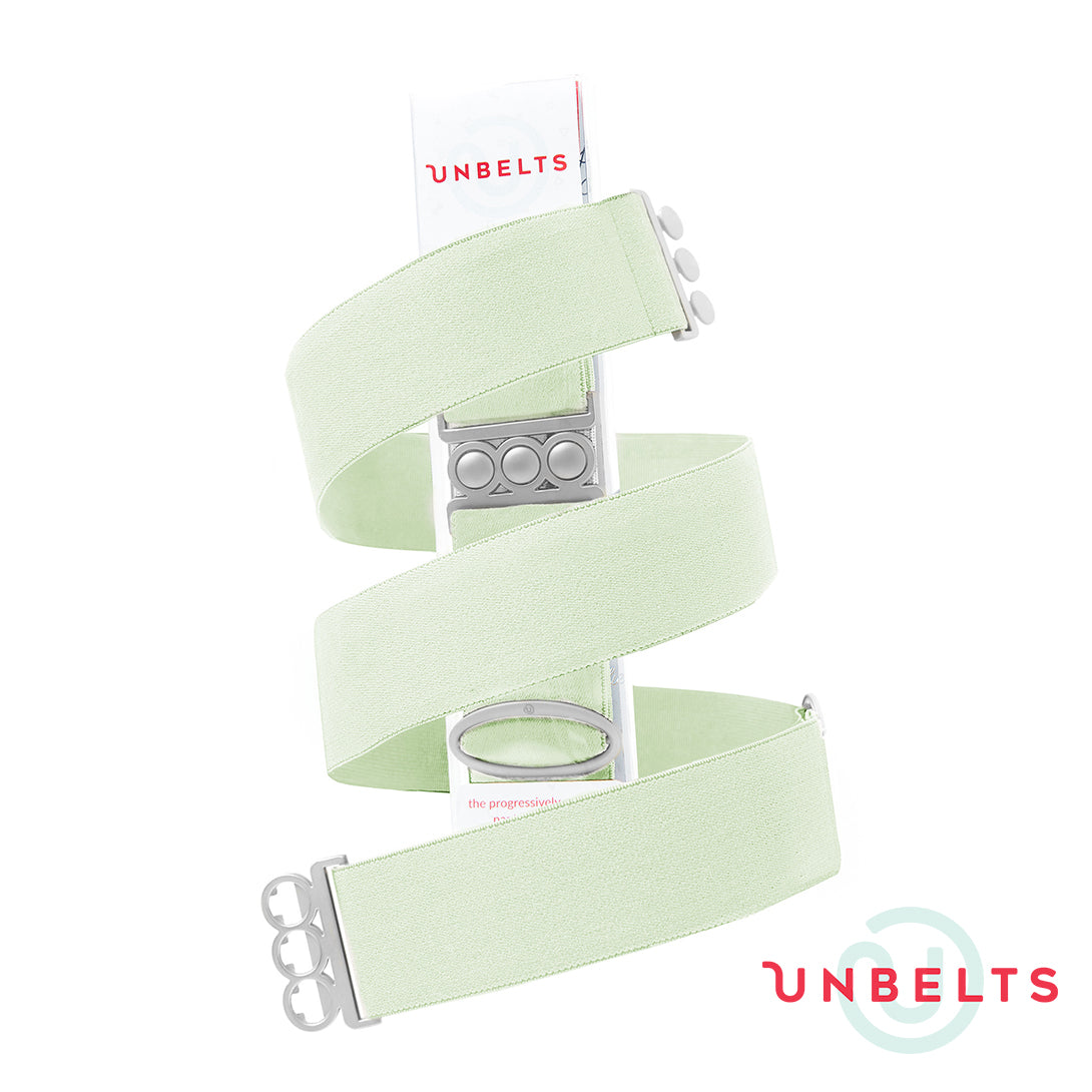 Unbelts Mint Green (silver) Belt
