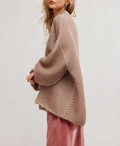 Maisie Sweater - Stucco Combo