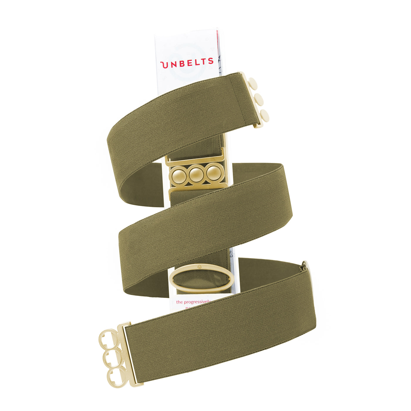 Unbelts Olive (gold) Belt