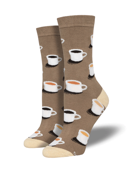 Ladies Cup Of Jo Socks - Brown