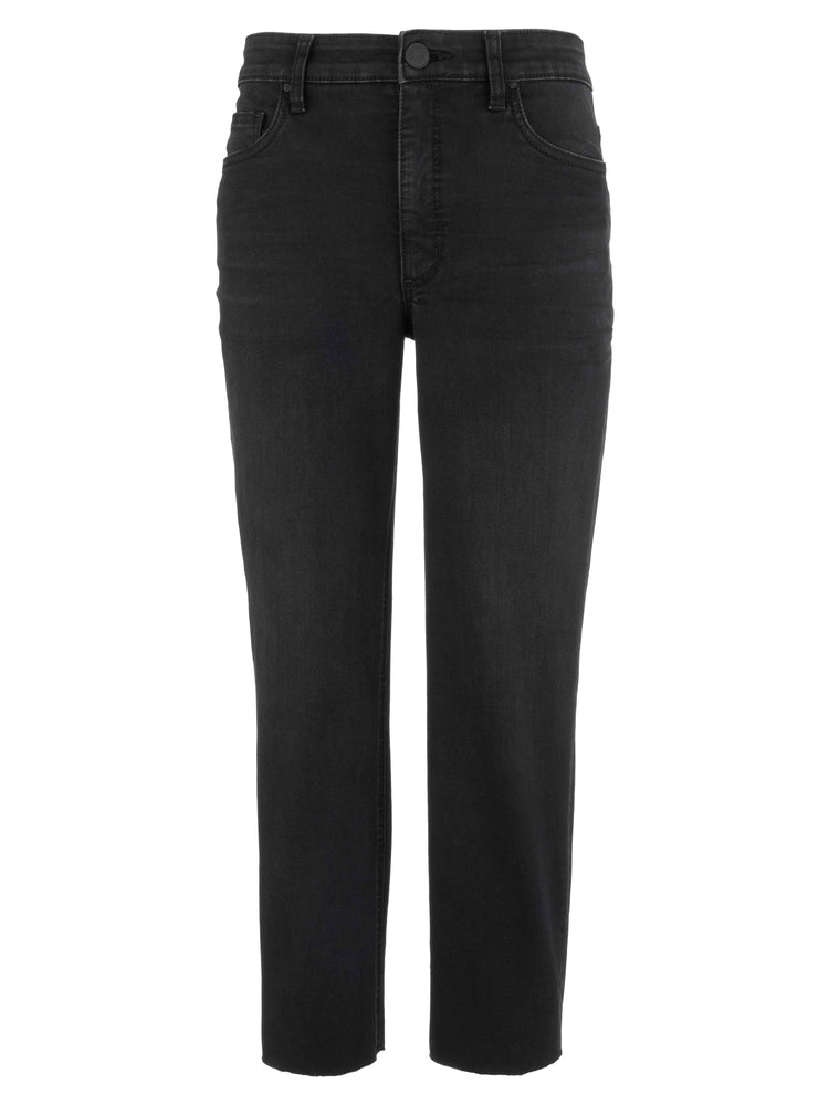 Black jeans on a white background
