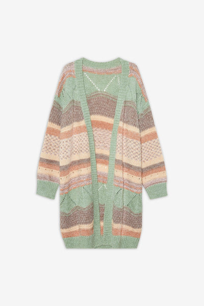 The Ako Oversized Cardigan - Green