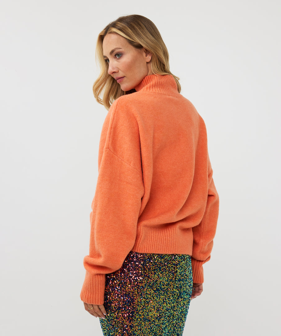 Multi Color Midi Sequin Skirt