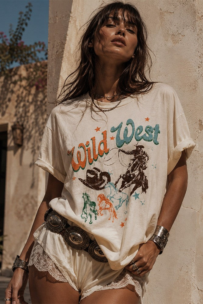 Woman wearing a &