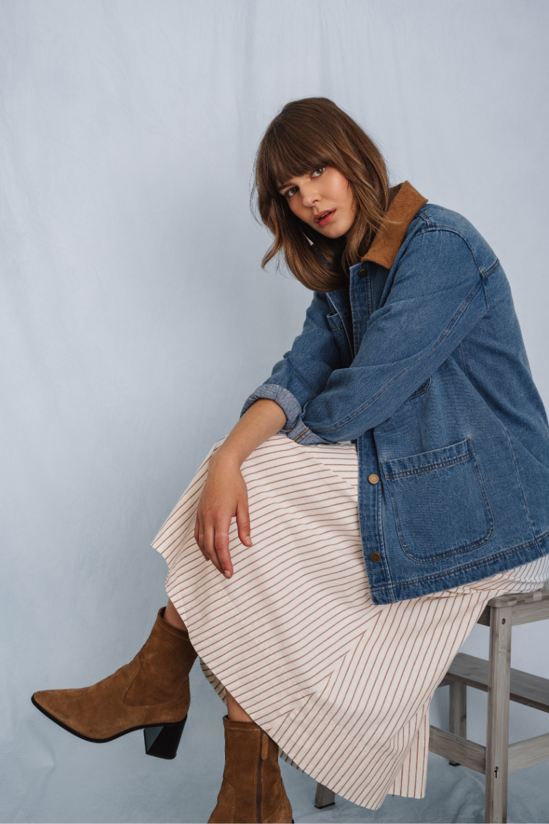 Flynn Jacket - Light Wash