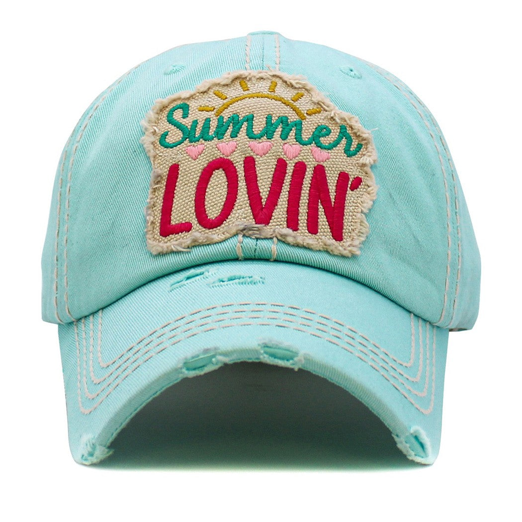 Summer LOVIN Washed Vintage Ball Cap
