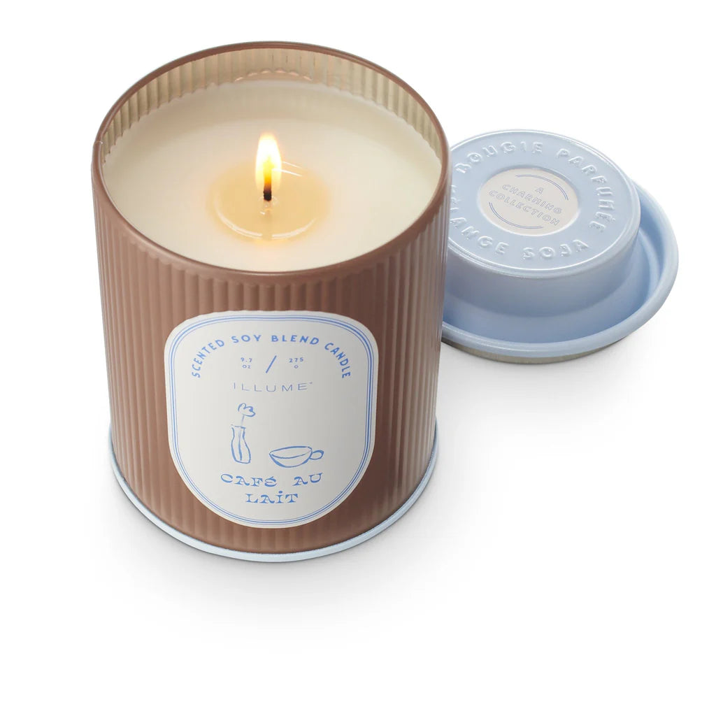 Cafe au Lait Petite Tin Candle