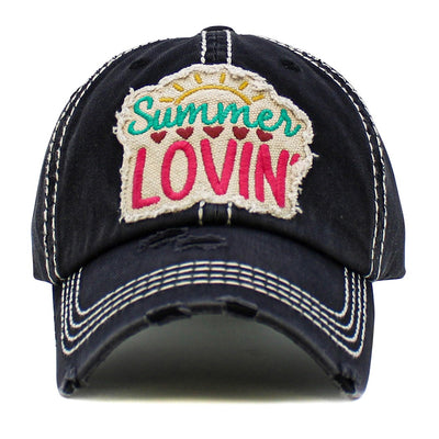 Summer LOVIN Washed Vintage Ball Cap