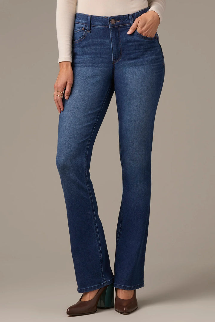 Brittany High Rise Itty Bitty Boot Jeans - Blue