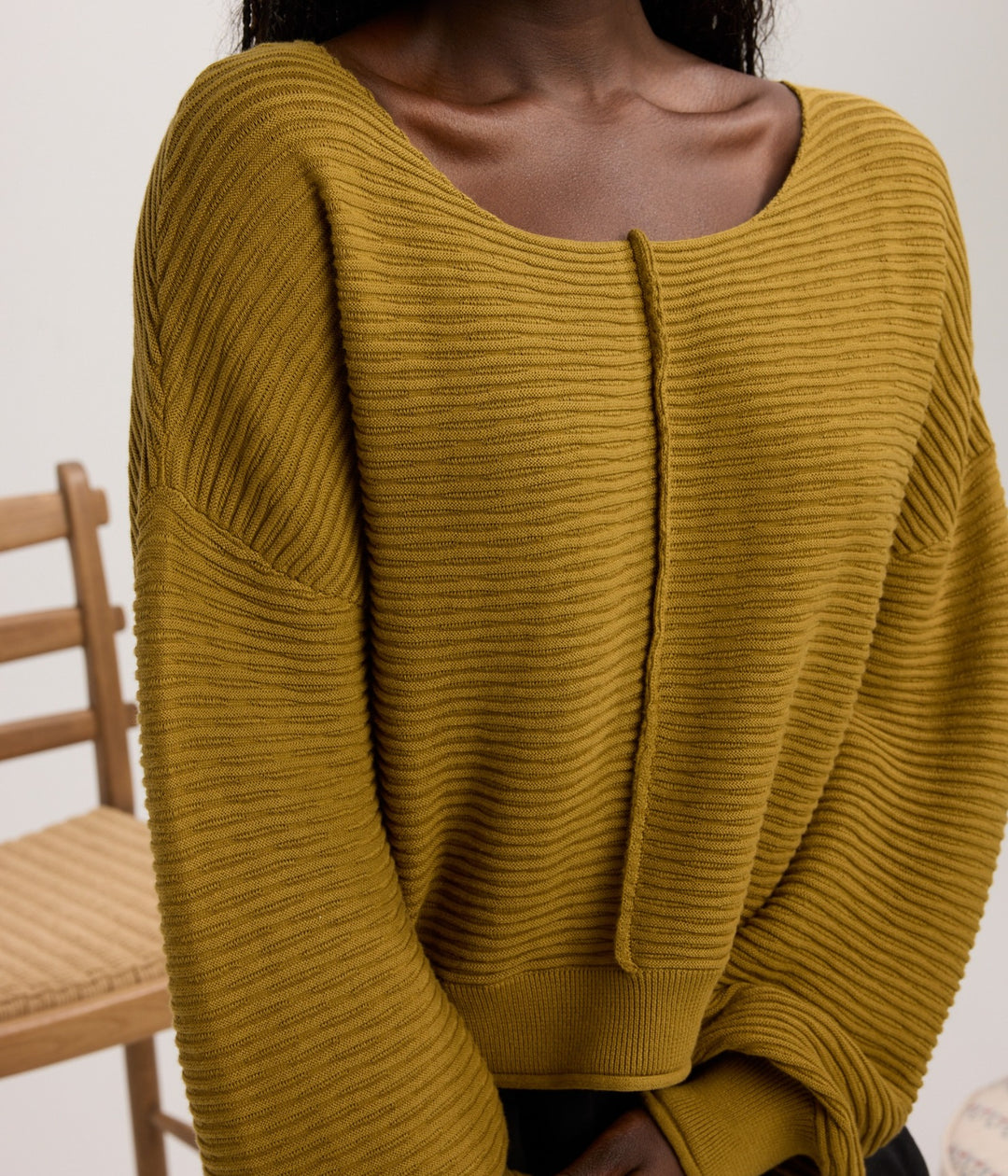 Organic Cotton Cabot Ripple Sweater