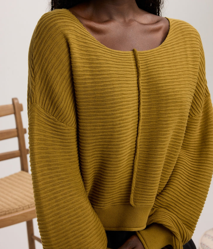 Organic Cotton Cabot Ripple Sweater