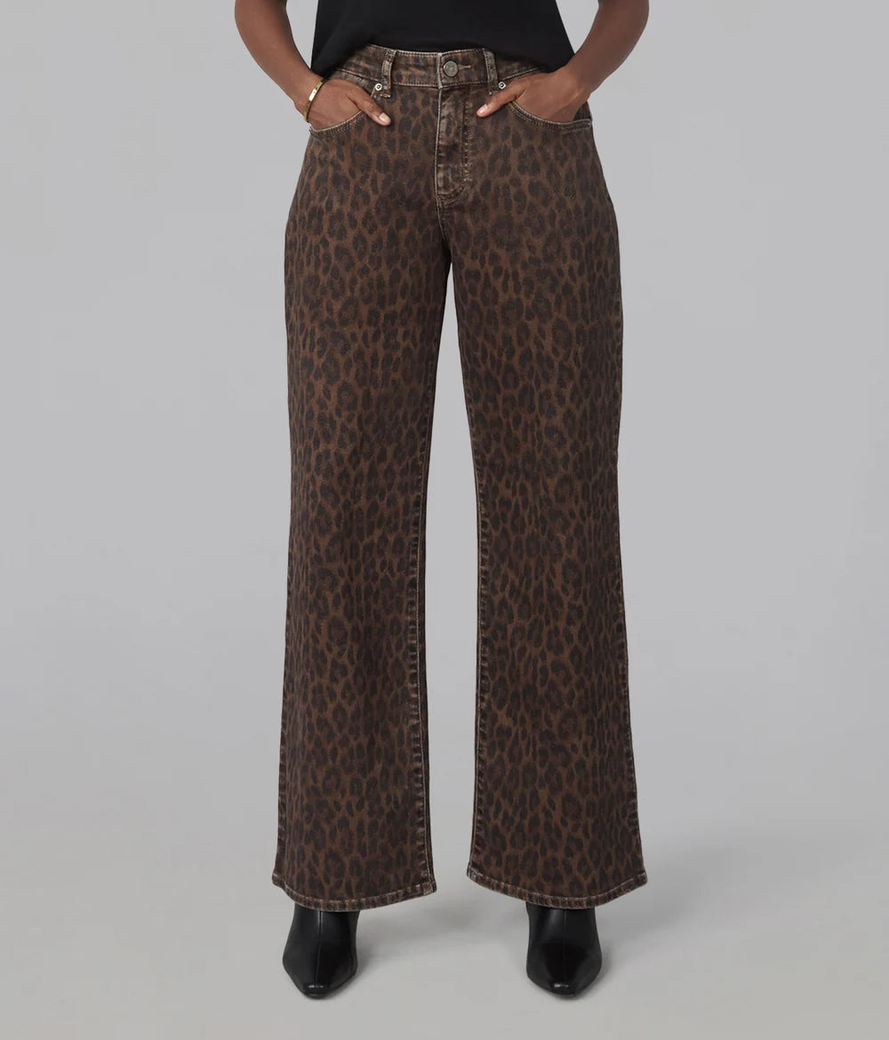 Colette High Rise Wide Leg Jeans - Rebel Cat