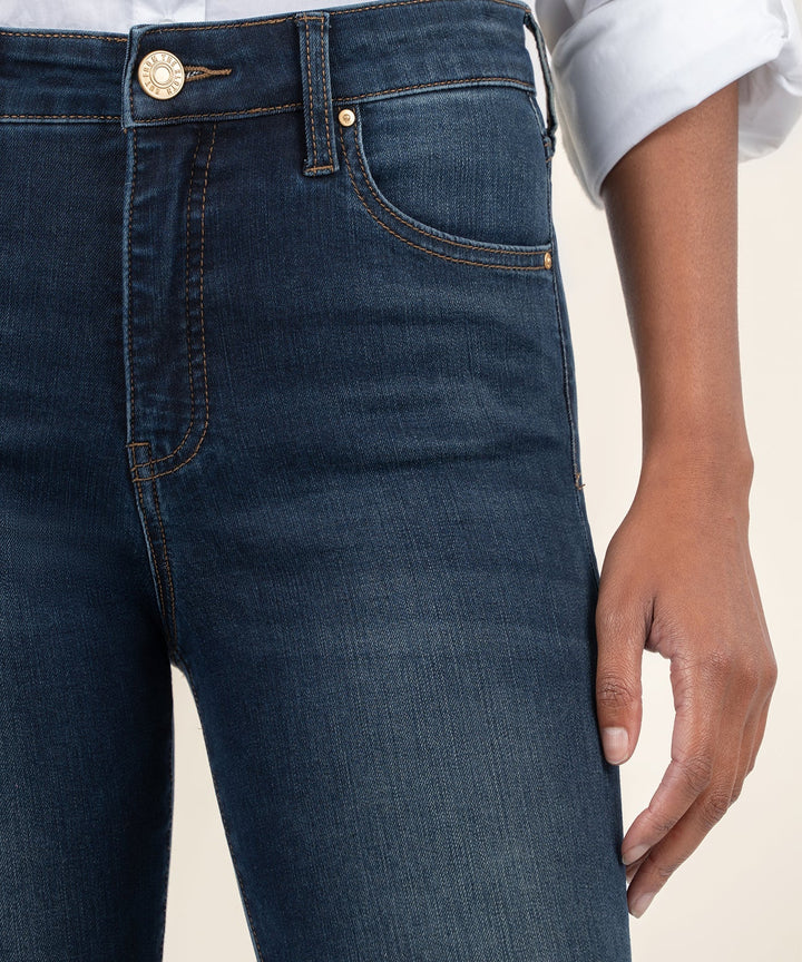 Connie High Rise Ankle Slim Fit Skinny Jeans - Smash W/Dk Base Wash
