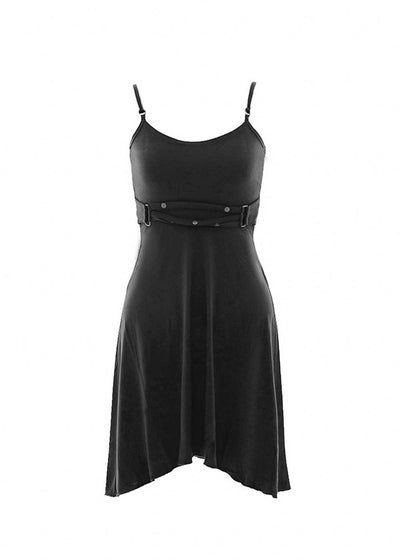 Daisy Hemp Tank Dress - Black