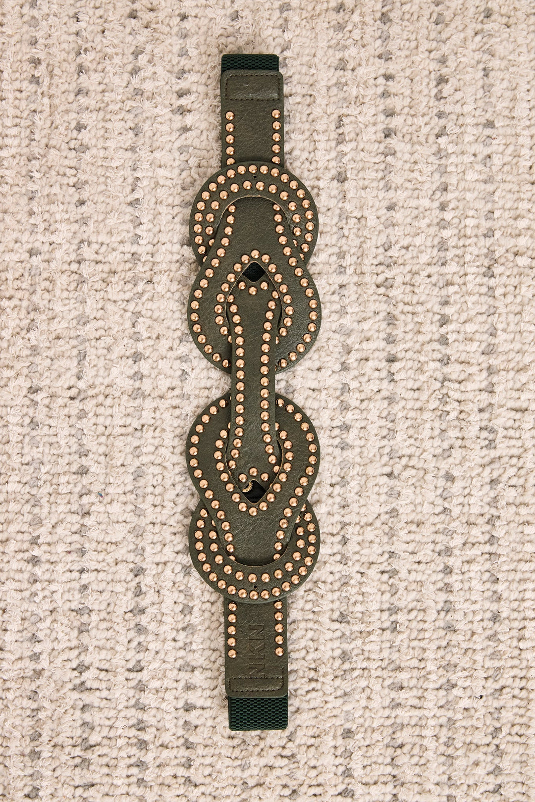 Studded Belt - Green