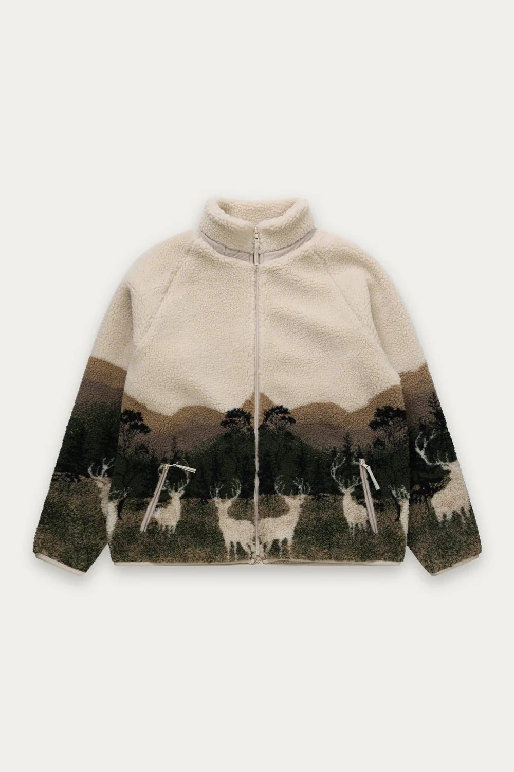 Printed Sherpa Jacket - Unisex