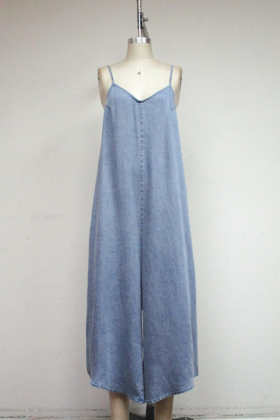 Wide Leg Spaghetti Strap Jumpsuit