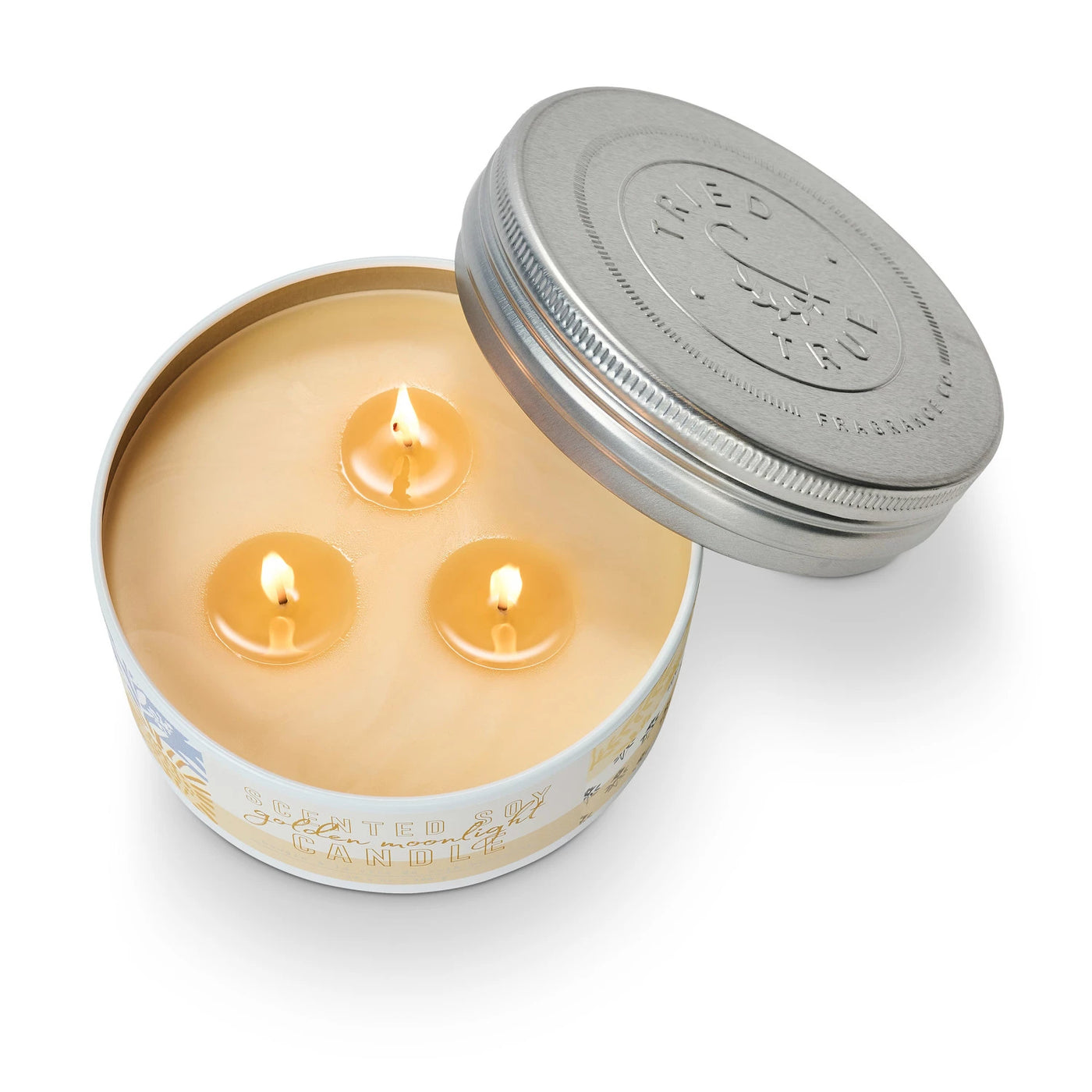 Golden Moonlight Scented Soy Candle