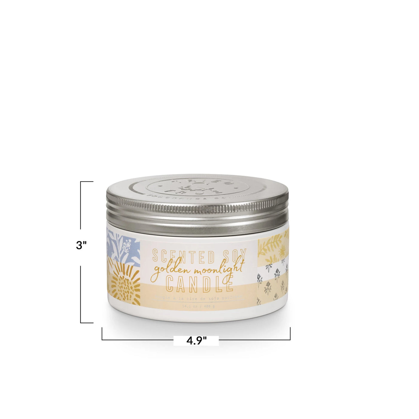 Golden Moonlight Scented Soy Candle