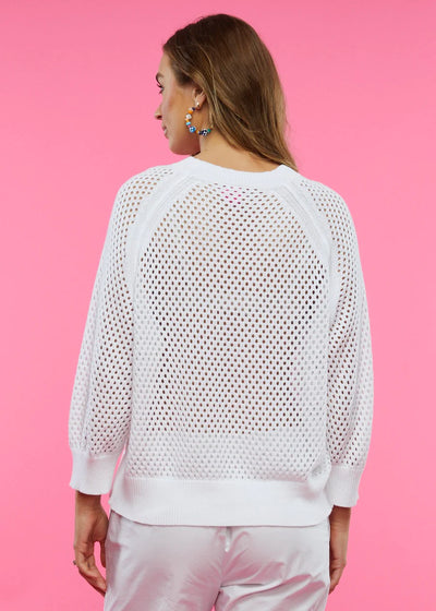 Holey Top - White