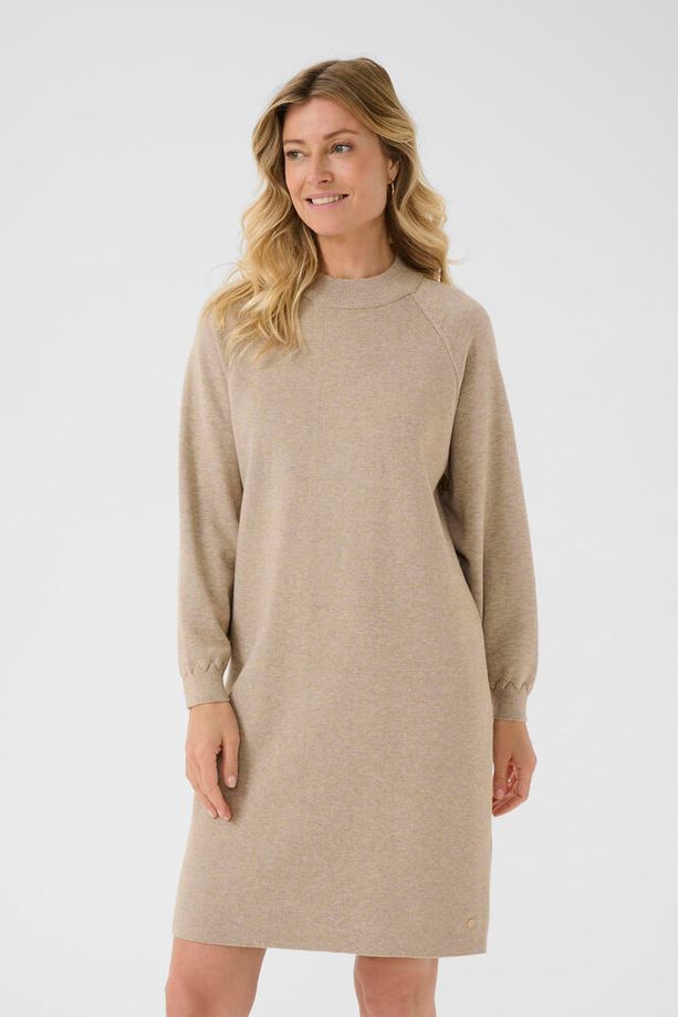 Dela Knit Dress - Cobblestone Melange