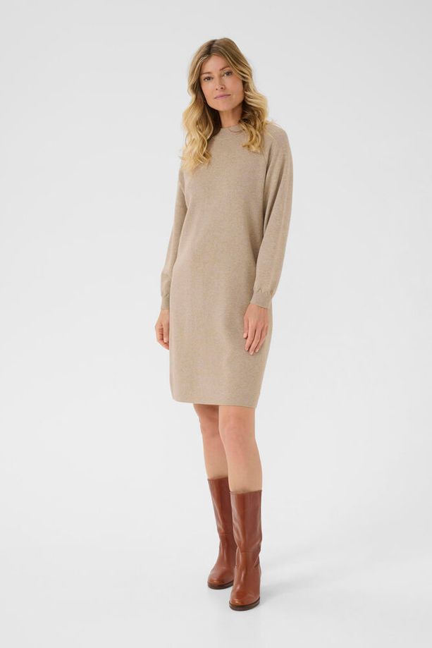 Dela Knit Dress - Cobblestone Melange