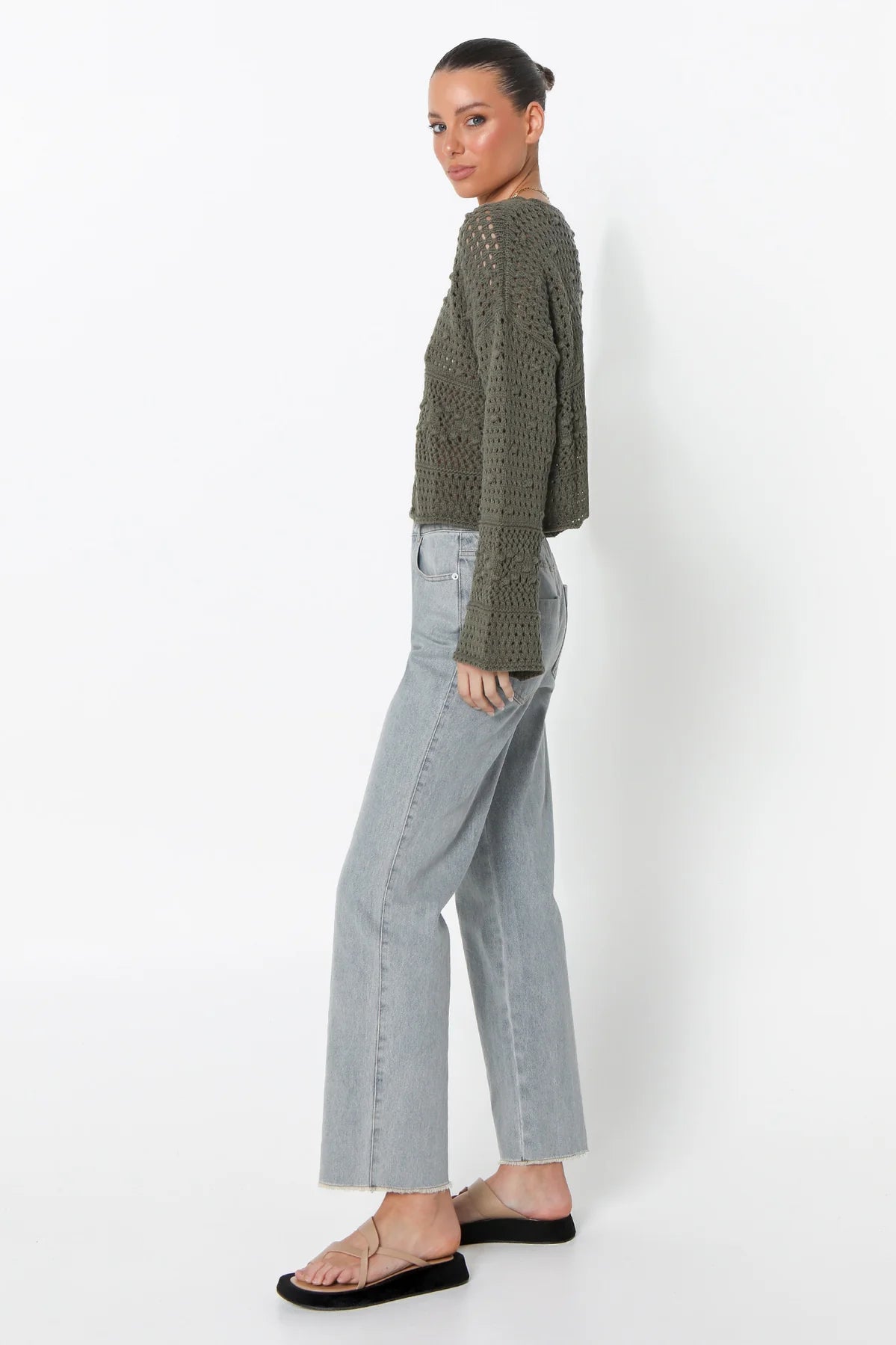 Laney Knit Sweater (Khaki)