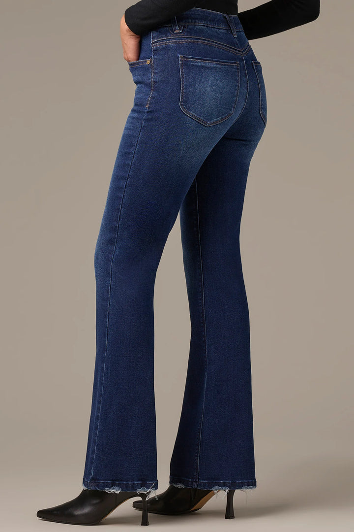 Madison High Rise Itty Bitty Boot Jeans - Blue
