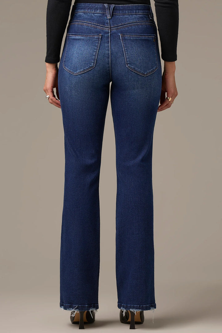Madison High Rise Itty Bitty Boot Jeans - Blue