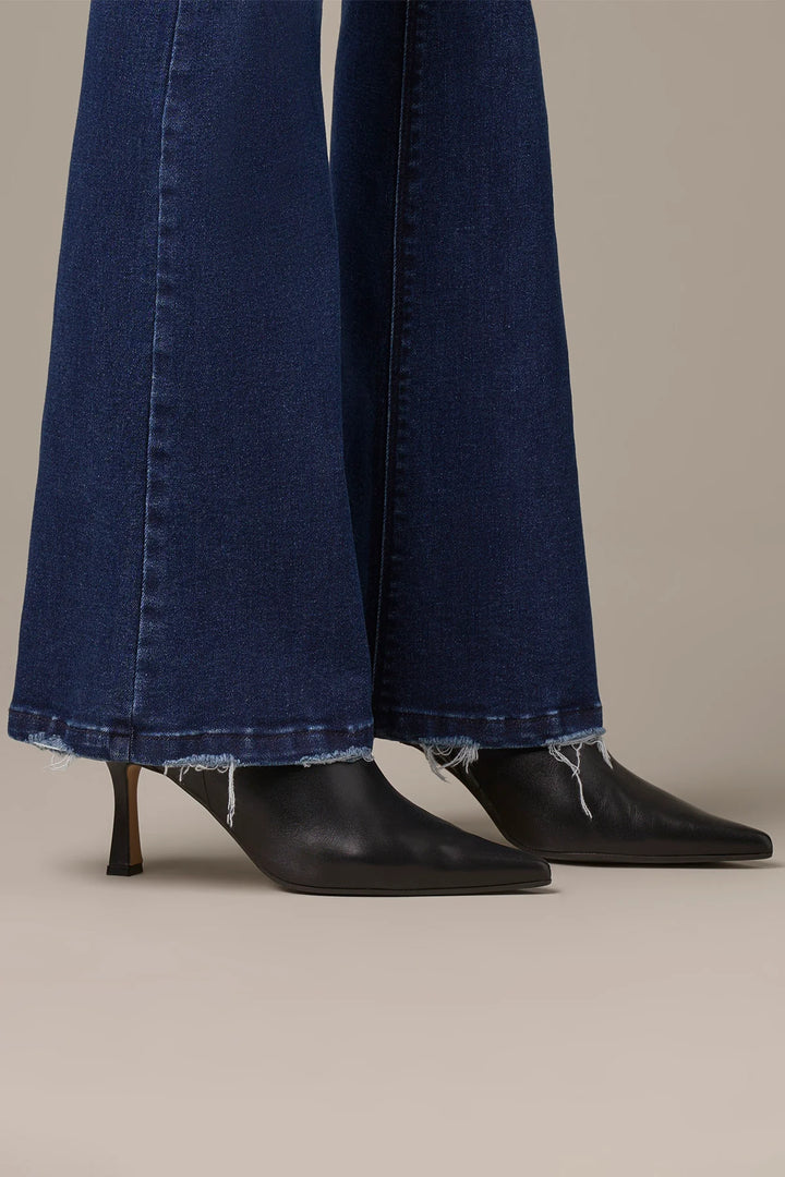 Madison High Rise Itty Bitty Boot Jeans - Blue
